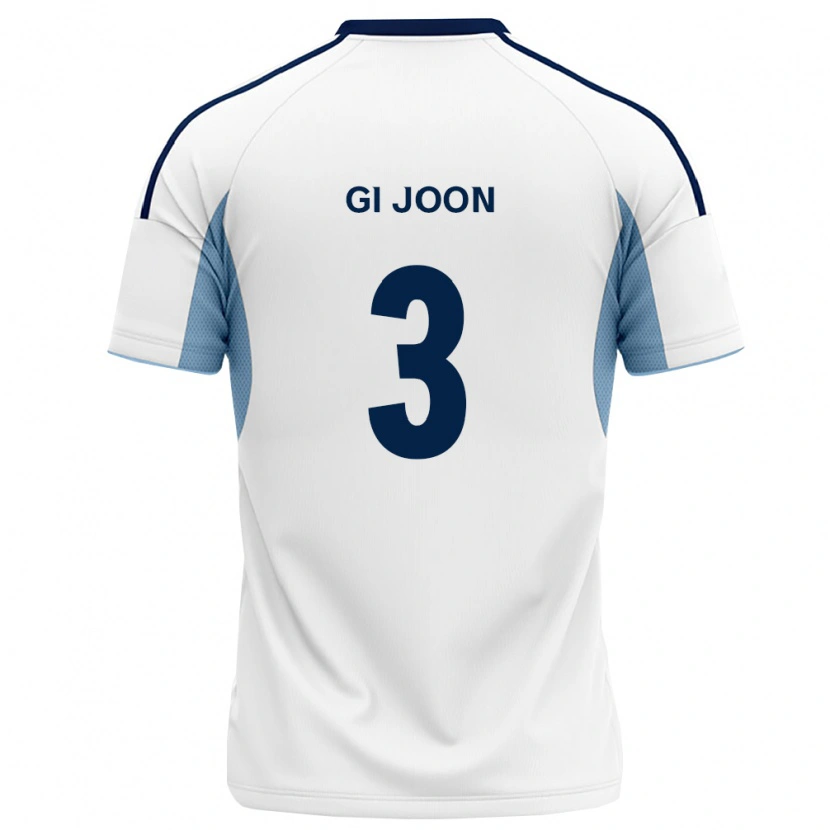 Danxen Børn Gi-Joon Kim #3 Kongelig Blå Hvid Udebane Spillertrøjer 2026/27 Trøje T-Shirt