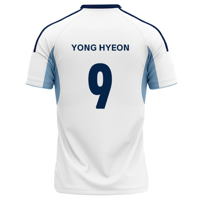 Danxen Børn Yong-Hyeon Yi #9 Kongelig Blå Hvid Udebane Spillertrøjer 2026/27 Trøje T-Shirt