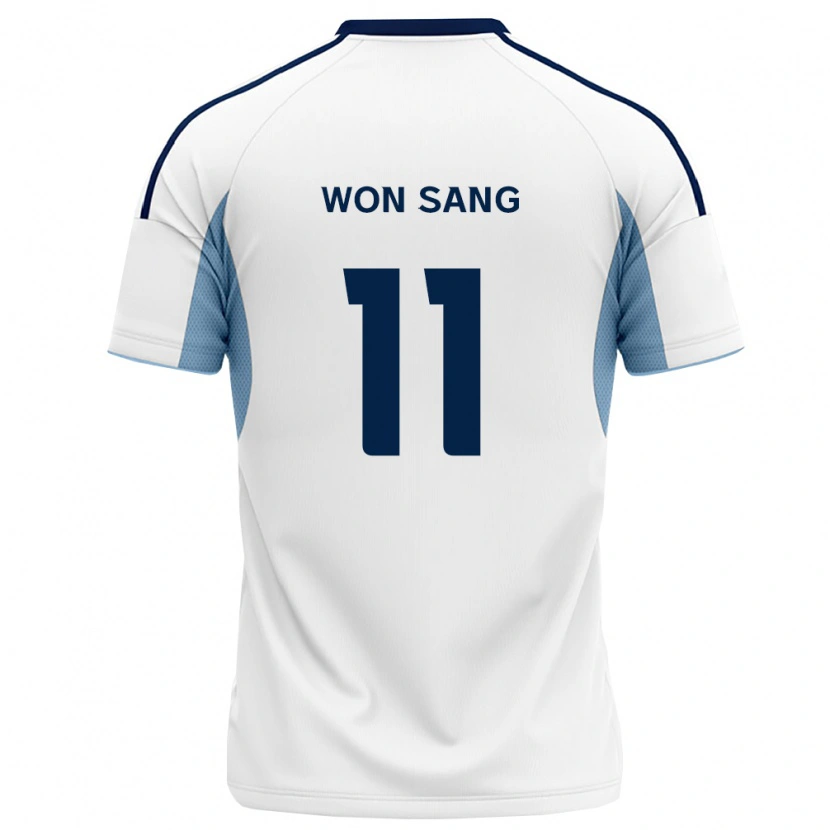 Danxen Børn Won-Sang Um #11 Kongelig Blå Hvid Udebane Spillertrøjer 2026/27 Trøje T-Shirt