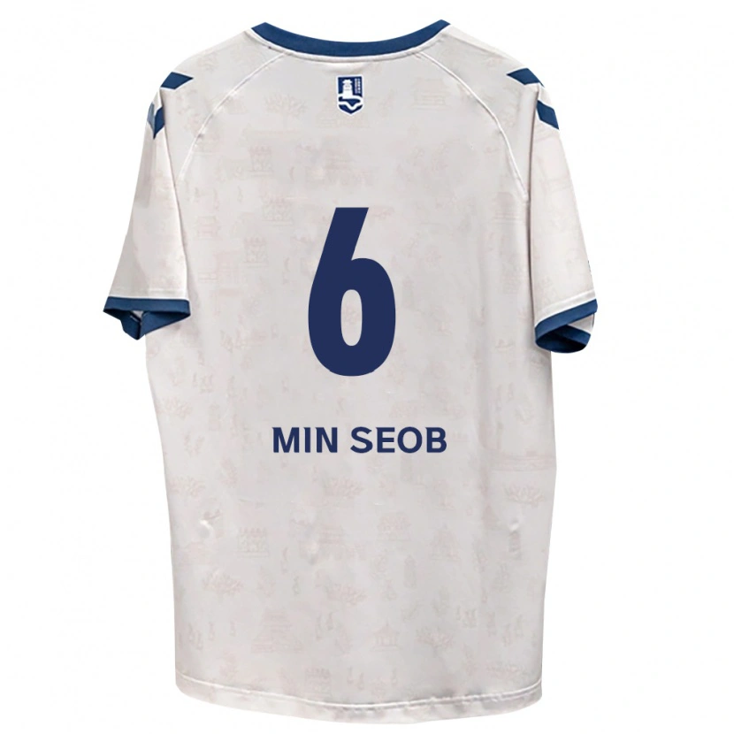 Danxen Børn Min-Seob Song #6 Kongelig Blå Hvid Udebane Spillertrøjer 2026/27 Trøje T-Shirt
