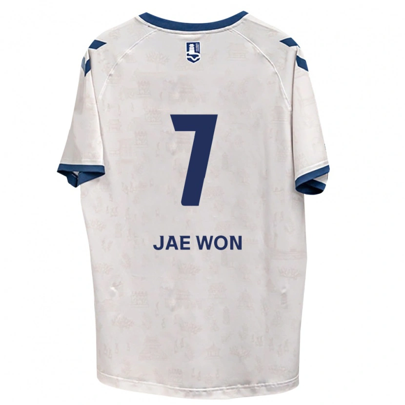 Danxen Børn Jae-Won Lee #7 Kongelig Blå Hvid Udebane Spillertrøjer 2026/27 Trøje T-Shirt