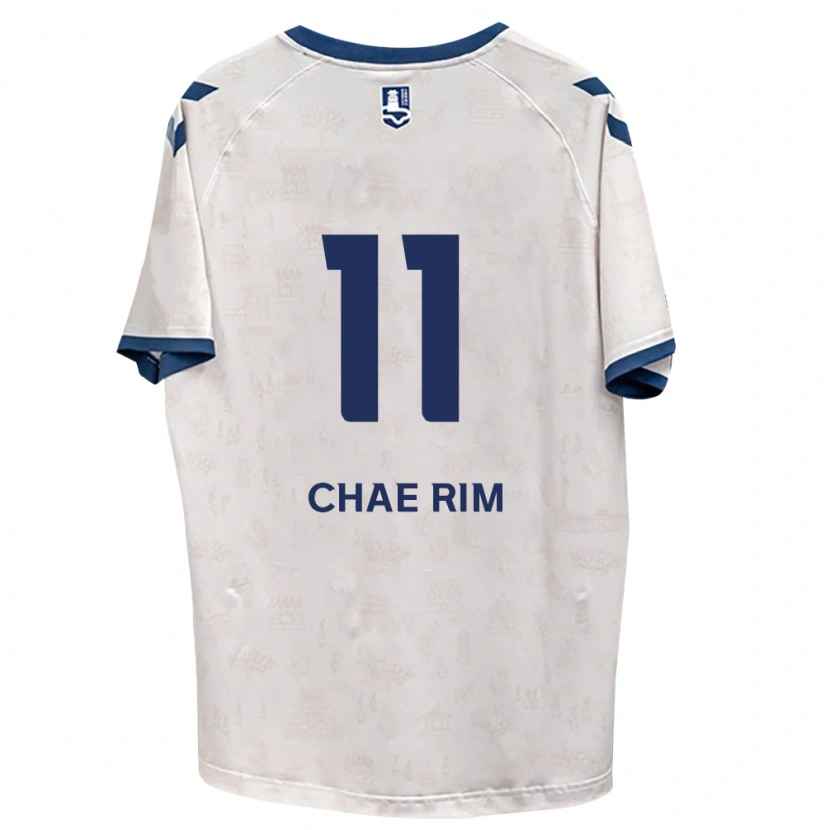 Danxen Børn Chae-Rim Kang #11 Kongelig Blå Hvid Udebane Spillertrøjer 2026/27 Trøje T-Shirt