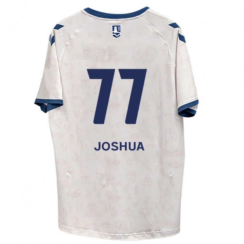 Danxen Børn Joshua Eui-Jin Chung #77 Kongelig Blå Hvid Udebane Spillertrøjer 2026/27 Trøje T-Shirt