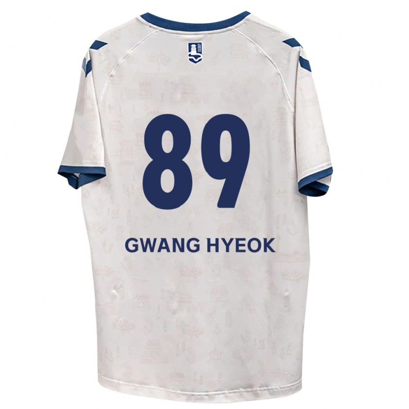 Danxen Børn Gwang-Hyeok Lee #89 Kongelig Blå Hvid Udebane Spillertrøjer 2026/27 Trøje T-Shirt