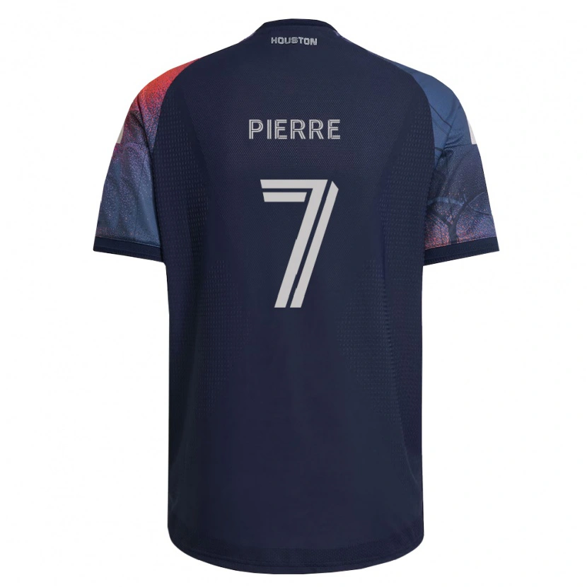 Danxen Børn Kenzynton Pierre #7 Dyb Blå Hvid Orange Udebane Spillertrøjer 2026/27 Trøje T-Shirt