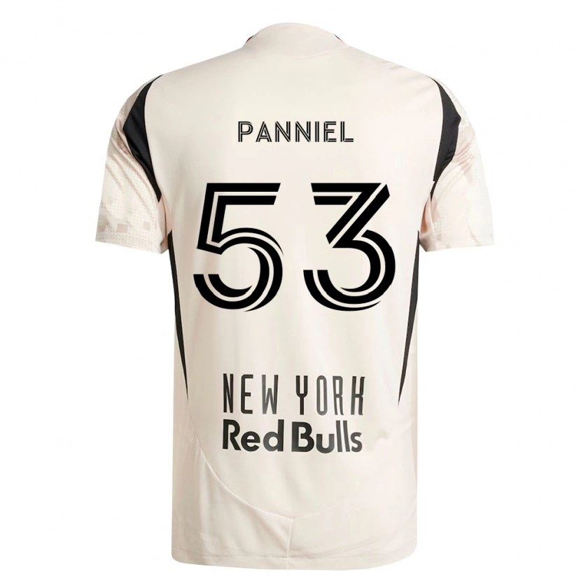 Danxen Børn Troi Panniel #53 Råhvid Rød Sort Udebane Spillertrøjer 2026/27 Trøje T-Shirt
