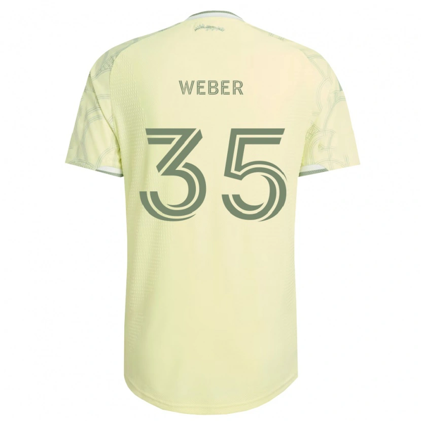 Danxen Børn Tristan Weber #35 Beige Hvid Udebane Spillertrøjer 2026/27 Trøje T-Shirt