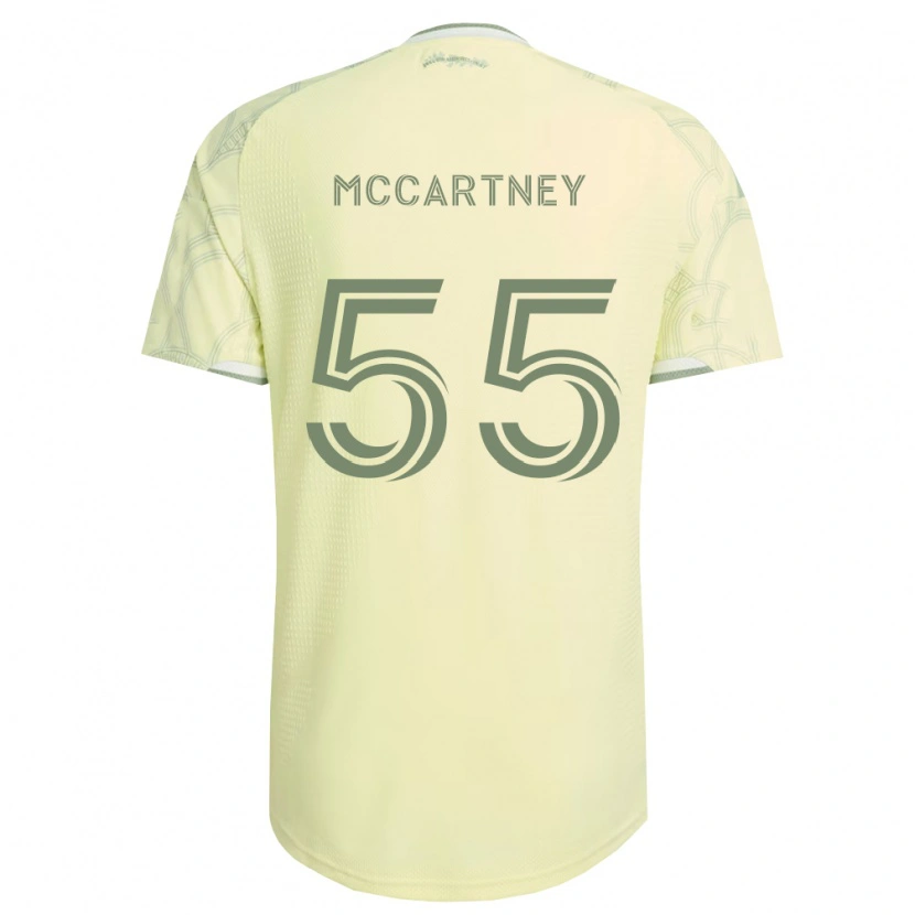 Danxen Børn Dawson Mccartney #55 Beige Hvid Udebane Spillertrøjer 2026/27 Trøje T-Shirt