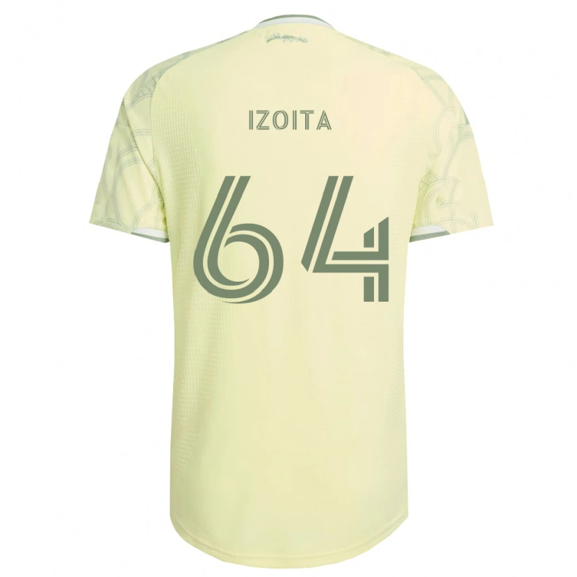 Danxen Børn Jacob Izoita #64 Beige Hvid Udebane Spillertrøjer 2026/27 Trøje T-Shirt