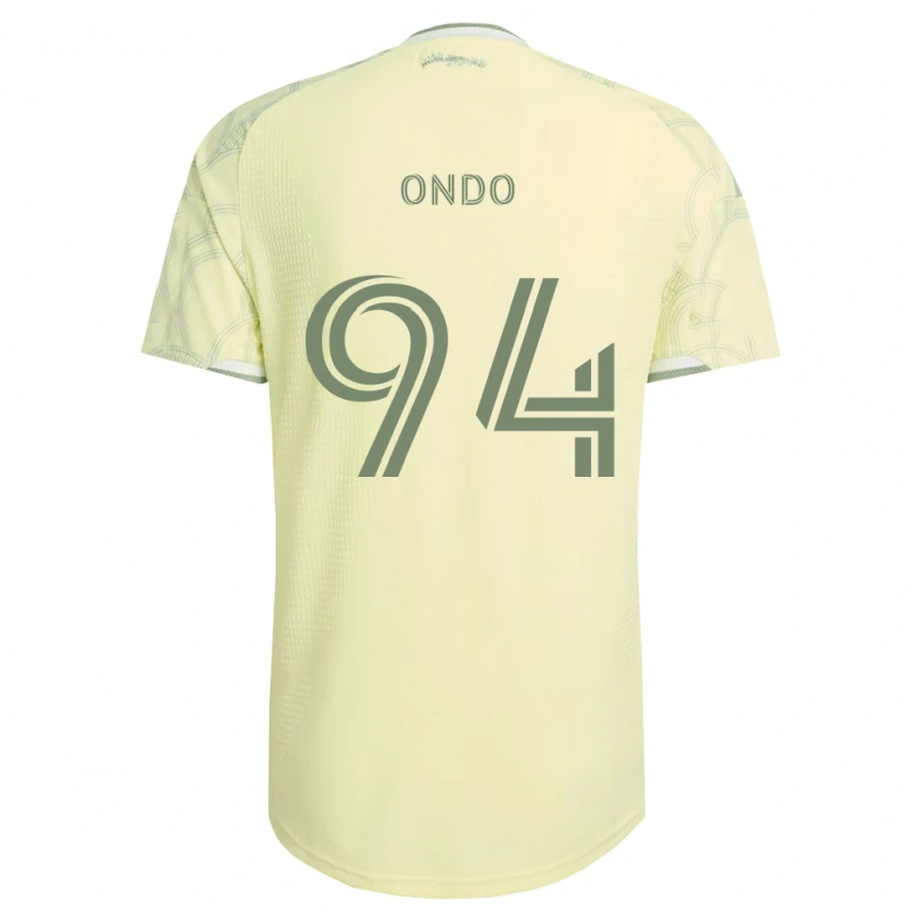 Danxen Børn Charles Ondo #94 Beige Hvid Udebane Spillertrøjer 2026/27 Trøje T-Shirt