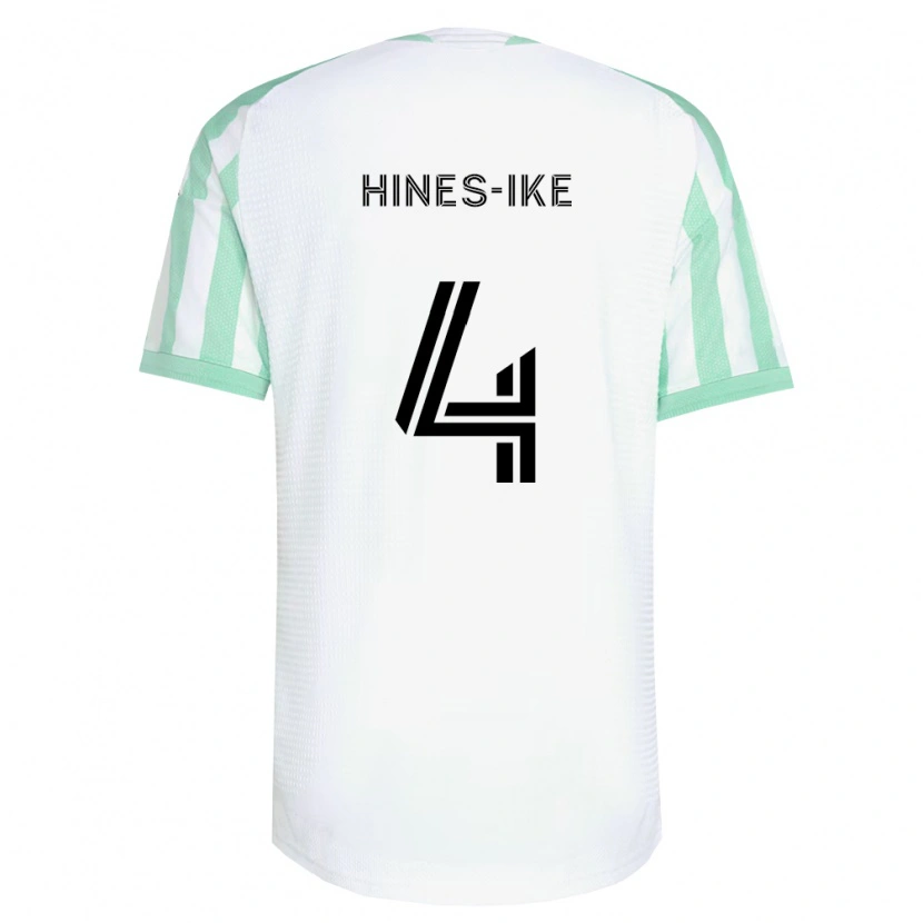 Danxen Børn Brendan Hines-Ike #4 Lysegrøn Sort Hvid Udebane Spillertrøjer 2026/27 Trøje T-Shirt