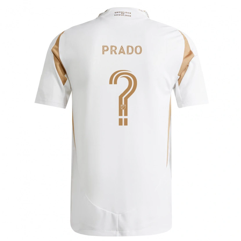 Danxen Børn Abraham Prado #0 Hvid Brun Udebane Spillertrøjer 2026/27 Trøje T-Shirt