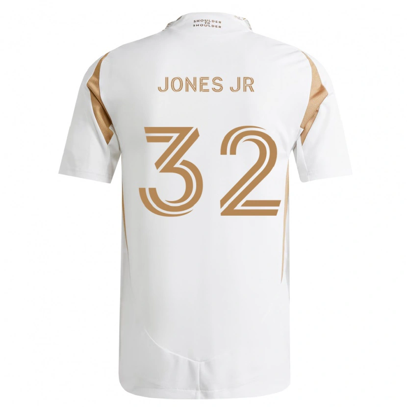 Danxen Børn Deryk Jones Jr #32 Hvid Brun Udebane Spillertrøjer 2026/27 Trøje T-Shirt