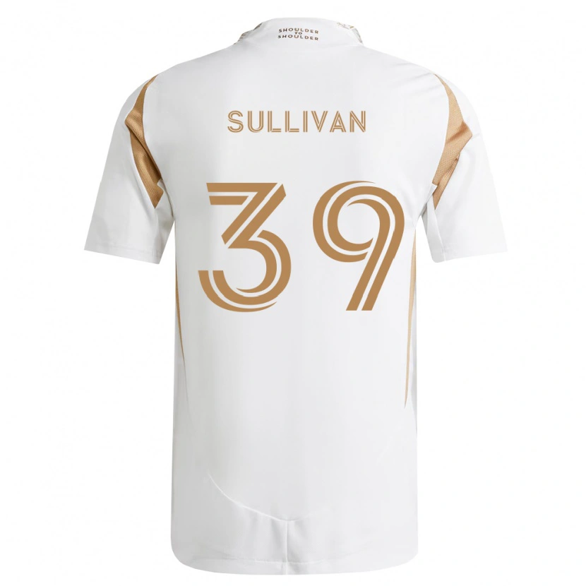 Danxen Børn Sullivan #39 Hvid Brun Udebane Spillertrøjer 2026/27 Trøje T-Shirt