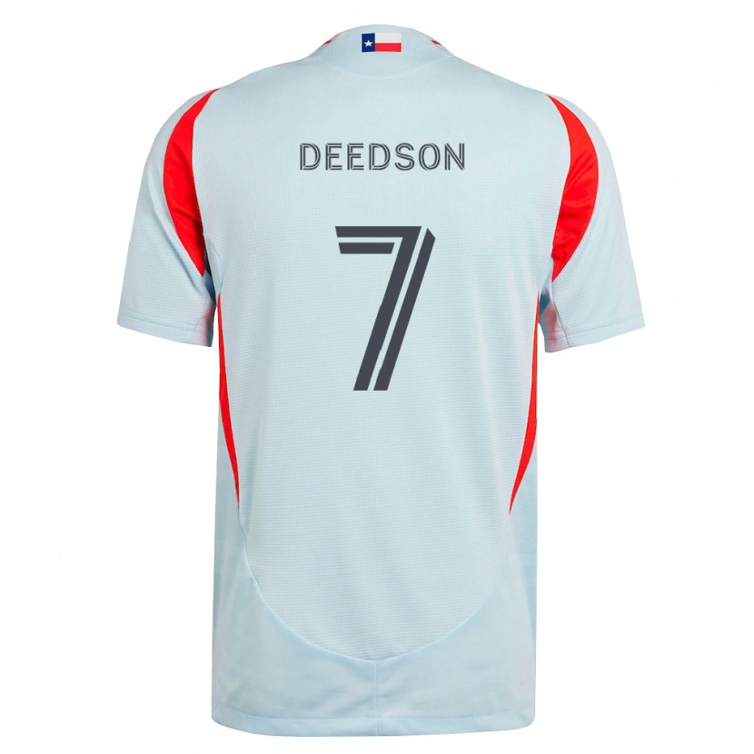Danxen Børn Louicius Deedson #7 Mørkegrå Hvid Rød Udebane Spillertrøjer 2026/27 Trøje T-Shirt