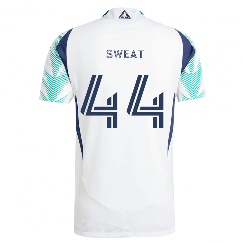 Danxen Børn Ben Sweat #44 Hvid Marineblå Lysegrøn Udebane Spillertrøjer 2026/27 Trøje T-Shirt