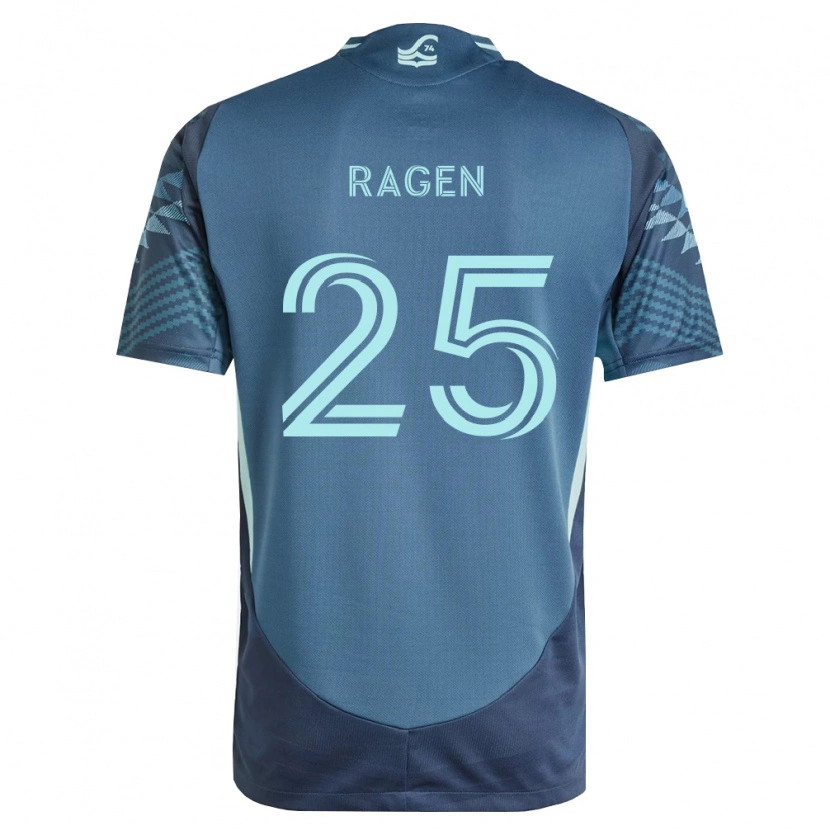 Danxen Børn Jackson Ragen #25 Marineblå Grøn Udebane Spillertrøjer 2026/27 Trøje T-Shirt