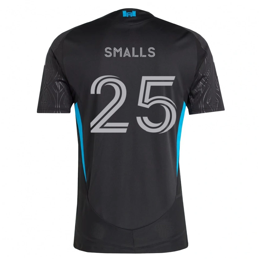 Danxen Børn Tyger Smalls #25 Sort Hvid Himmelblå Udebane Spillertrøjer 2026/27 Trøje T-Shirt