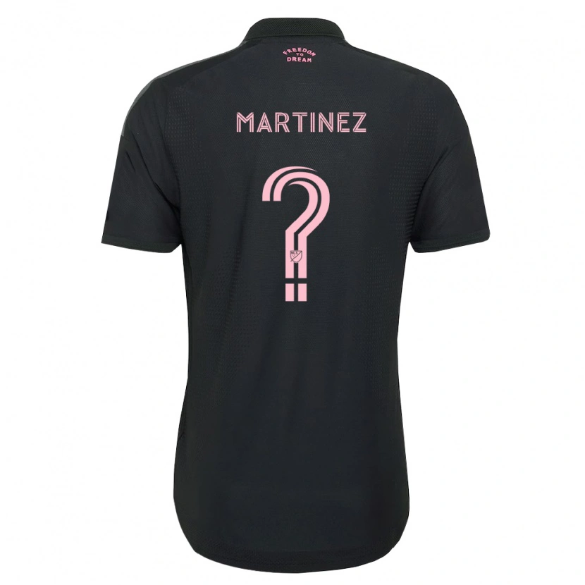 Danxen Børn Derrek Martinez #0 Pink Sort Hvid Udebane Spillertrøjer 2026/27 Trøje T-Shirt