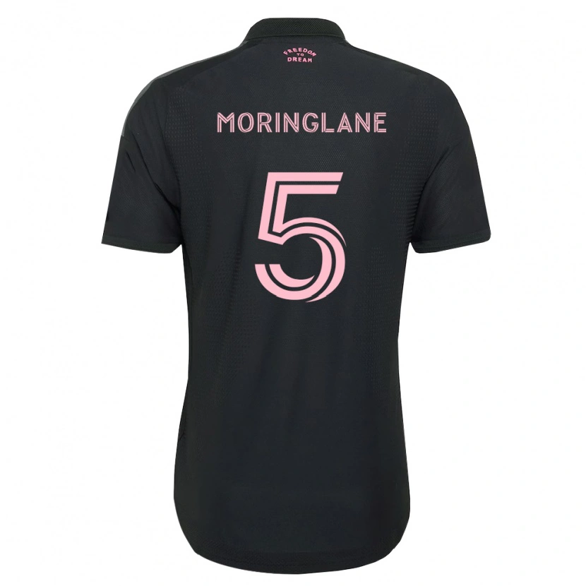 Danxen Børn Luis Moringlane #5 Pink Sort Hvid Udebane Spillertrøjer 2026/27 Trøje T-Shirt