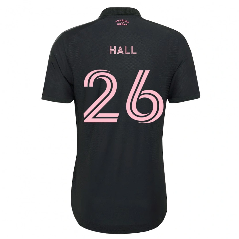 Danxen Børn Tyler Hall #26 Pink Sort Hvid Udebane Spillertrøjer 2026/27 Trøje T-Shirt