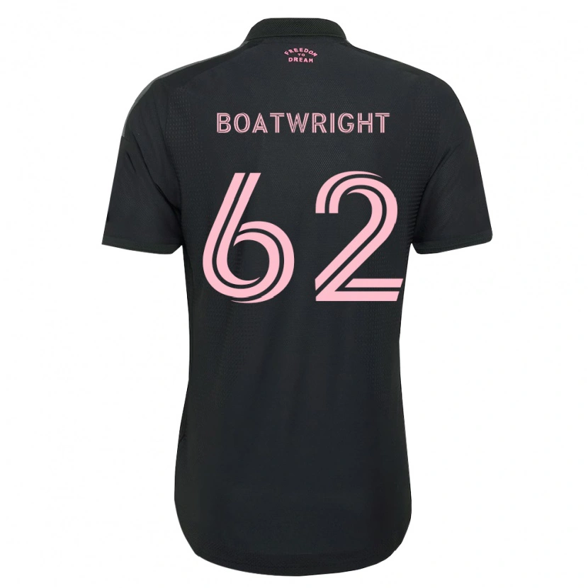 Danxen Børn Israel Boatwright #62 Pink Sort Hvid Udebane Spillertrøjer 2026/27 Trøje T-Shirt