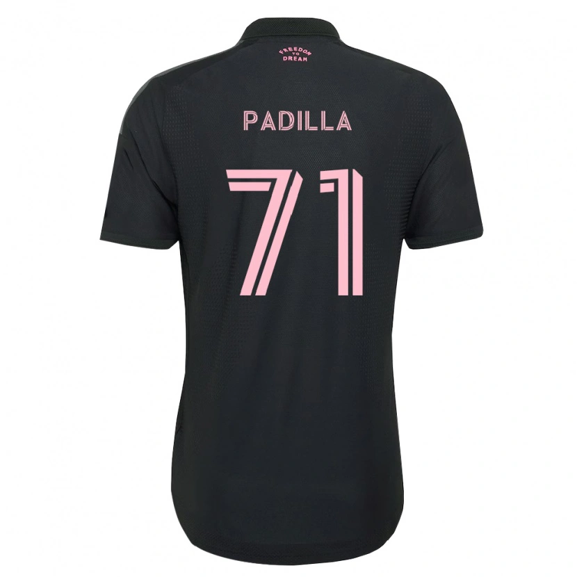 Danxen Børn Alexander Padilla #71 Pink Sort Hvid Udebane Spillertrøjer 2026/27 Trøje T-Shirt
