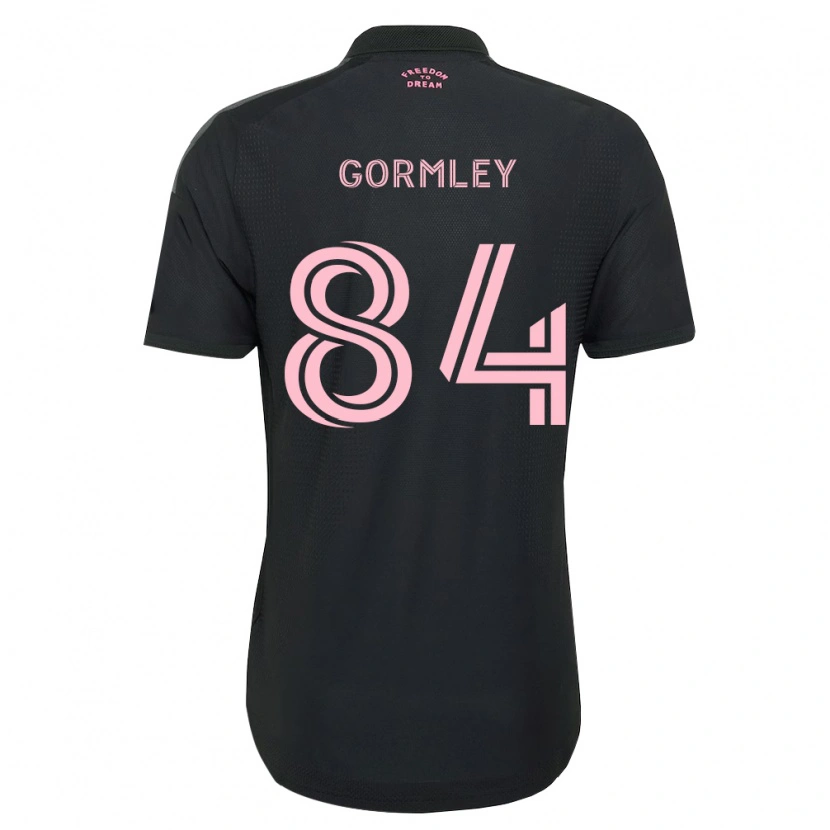 Danxen Børn Sean Gormley #84 Pink Sort Hvid Udebane Spillertrøjer 2026/27 Trøje T-Shirt