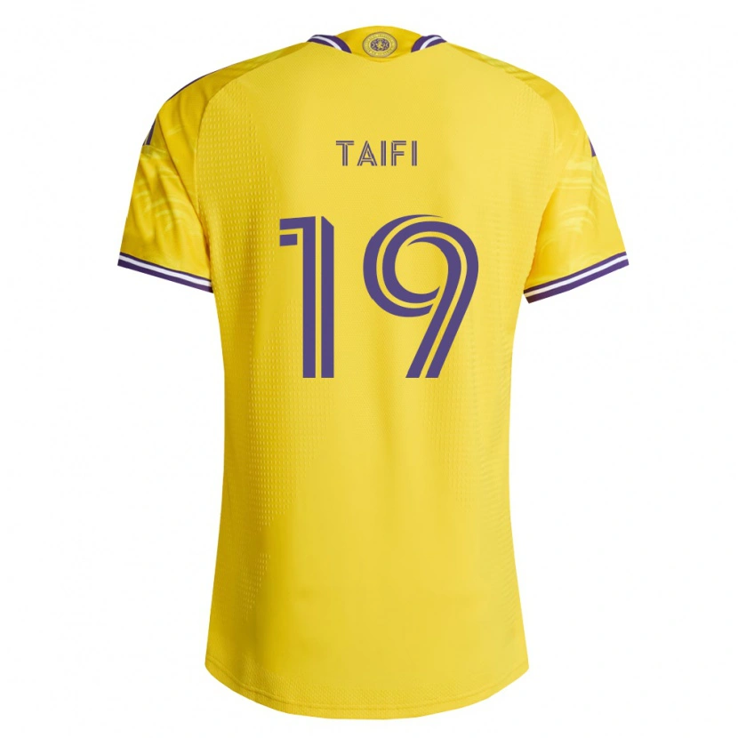 Danxen Børn Zakaria Taifi #19 Gul Lilla Udebane Spillertrøjer 2026/27 Trøje T-Shirt