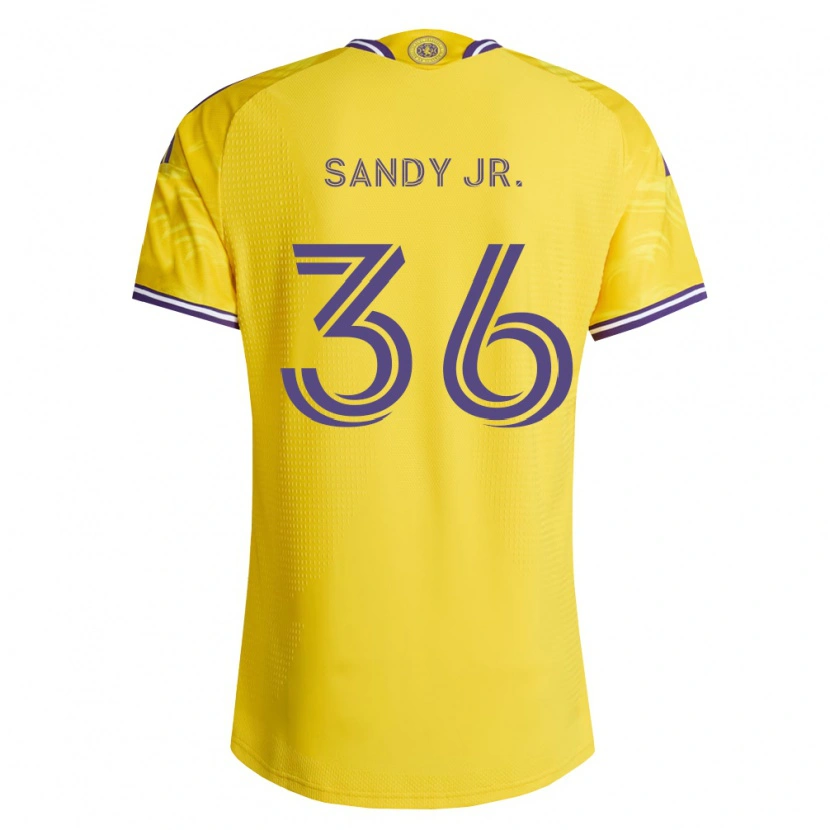 Danxen Børn Titus Sandy Jr. #36 Gul Lilla Udebane Spillertrøjer 2026/27 Trøje T-Shirt