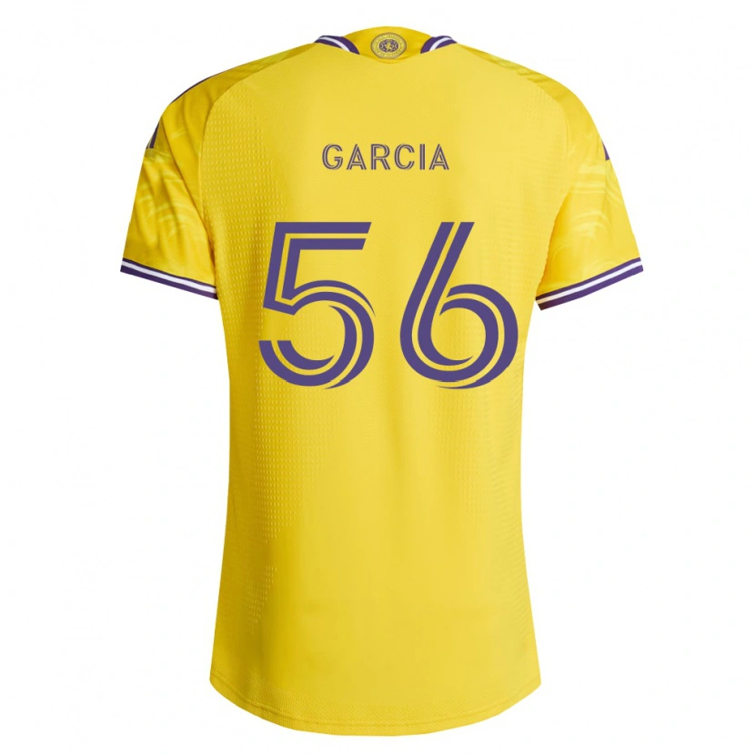 Danxen Børn Jakob Garcia #56 Gul Lilla Udebane Spillertrøjer 2026/27 Trøje T-Shirt