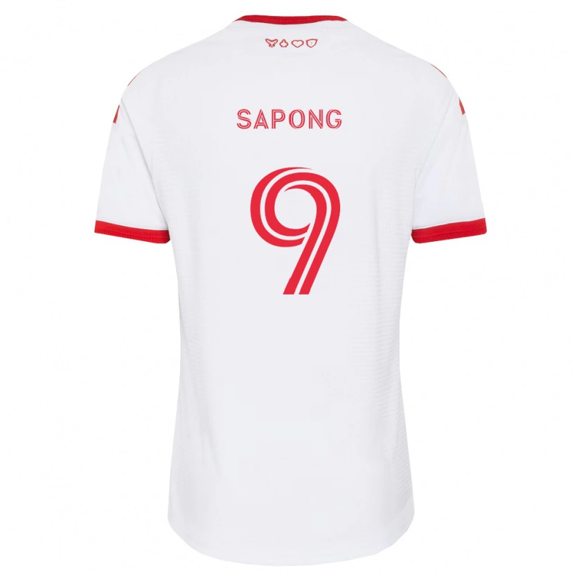 Danxen Børn C.j. Sapong #9 Hvid Rød Sort Udebane Spillertrøjer 2026/27 Trøje T-Shirt