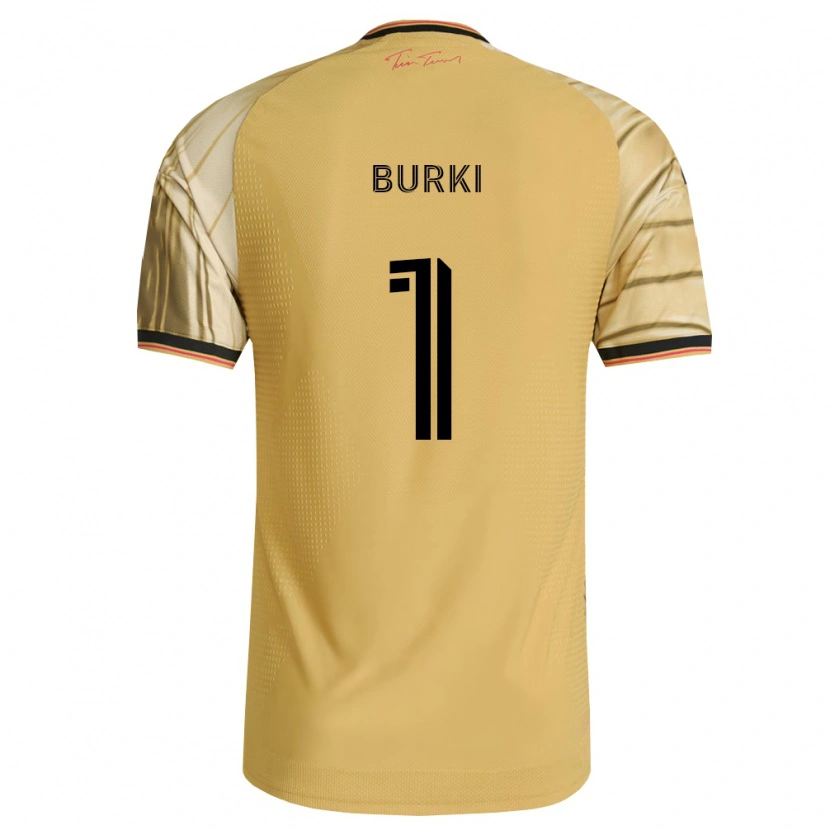 Danxen Børn Roman Bürki #1 Brun Gul Sort Udebane Spillertrøjer 2026/27 Trøje T-Shirt