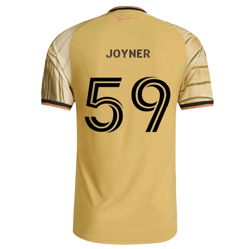 Danxen Børn Mykhi Joyner #59 Brun Gul Sort Udebane Spillertrøjer 2026/27 Trøje T-Shirt