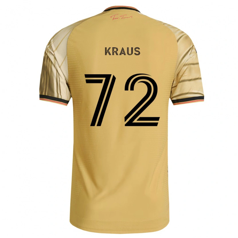 Danxen Børn Kane Kraus #72 Brun Gul Sort Udebane Spillertrøjer 2026/27 Trøje T-Shirt