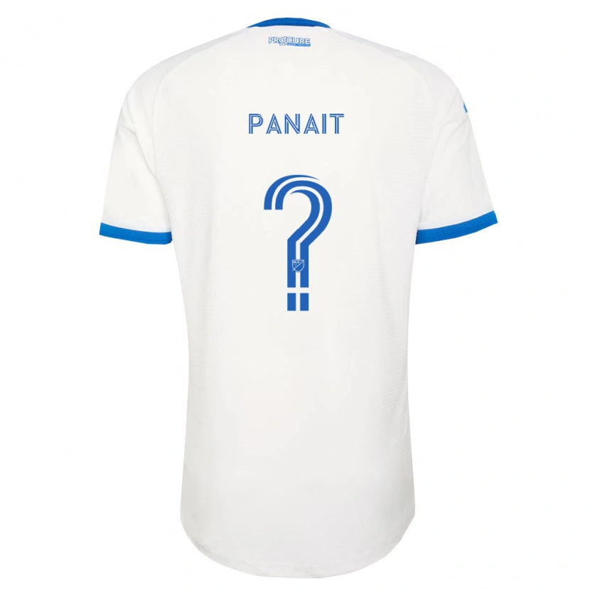 Danxen Børn Daniel Panait #0 Himmelblå Hvid Udebane Spillertrøjer 2026/27 Trøje T-Shirt