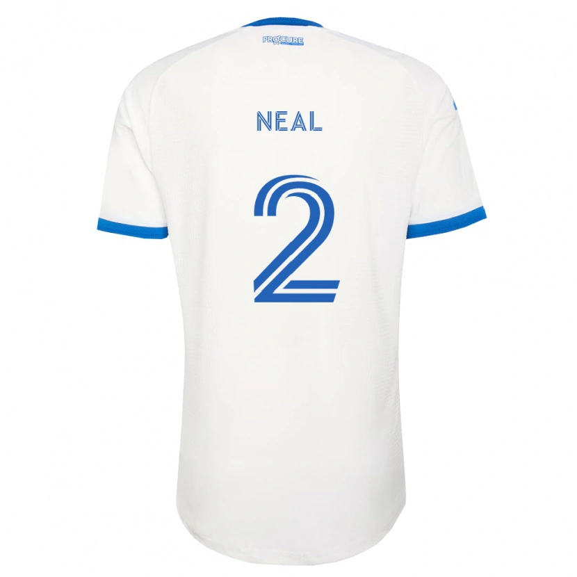 Danxen Børn Jalen Neal #2 Himmelblå Hvid Udebane Spillertrøjer 2026/27 Trøje T-Shirt