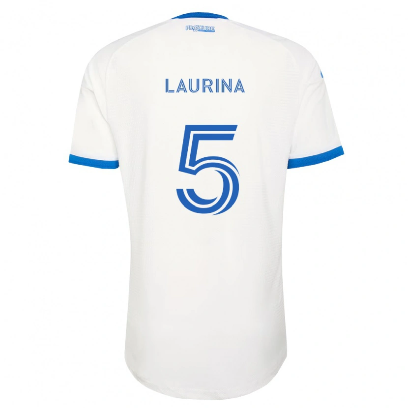 Danxen Børn Bilombo Laurina #5 Himmelblå Hvid Udebane Spillertrøjer 2026/27 Trøje T-Shirt