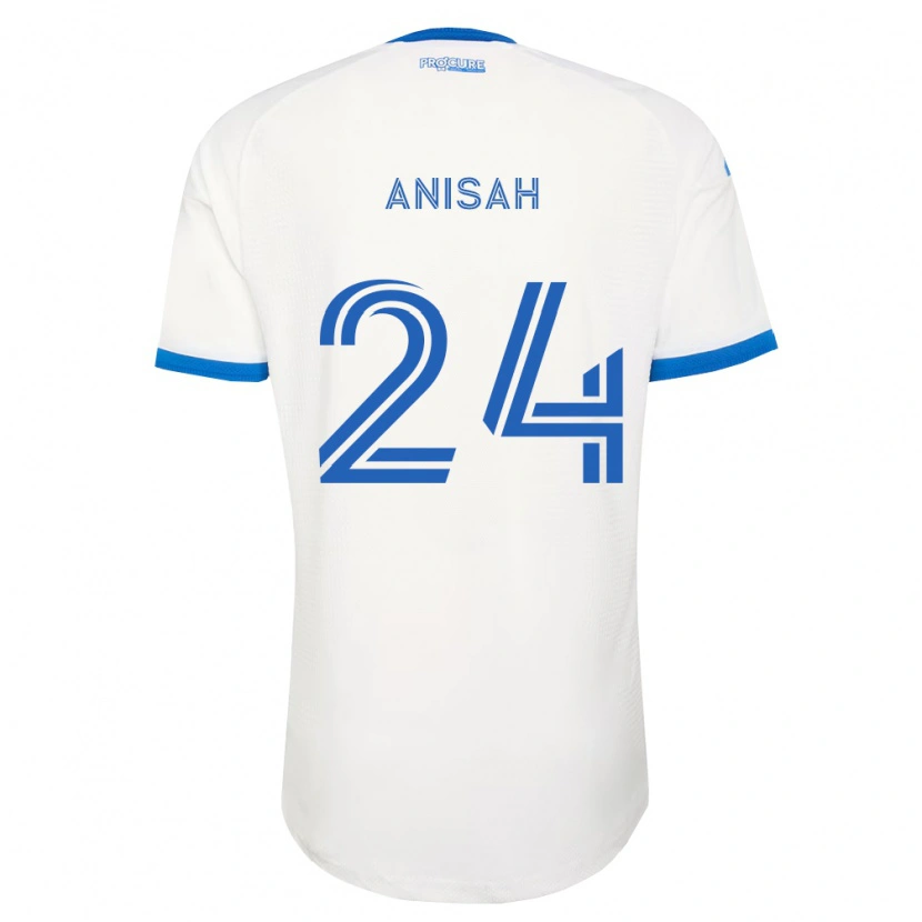 Danxen Børn Yusuf Anisah #24 Himmelblå Hvid Udebane Spillertrøjer 2026/27 Trøje T-Shirt