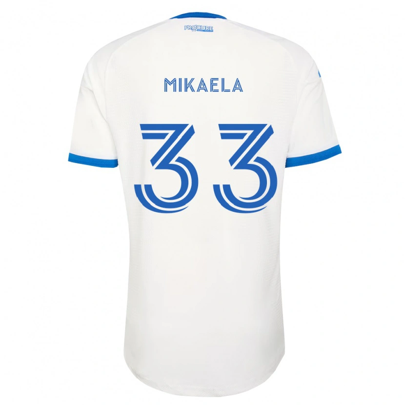 Danxen Børn Aitken Mikaela #33 Himmelblå Hvid Udebane Spillertrøjer 2026/27 Trøje T-Shirt