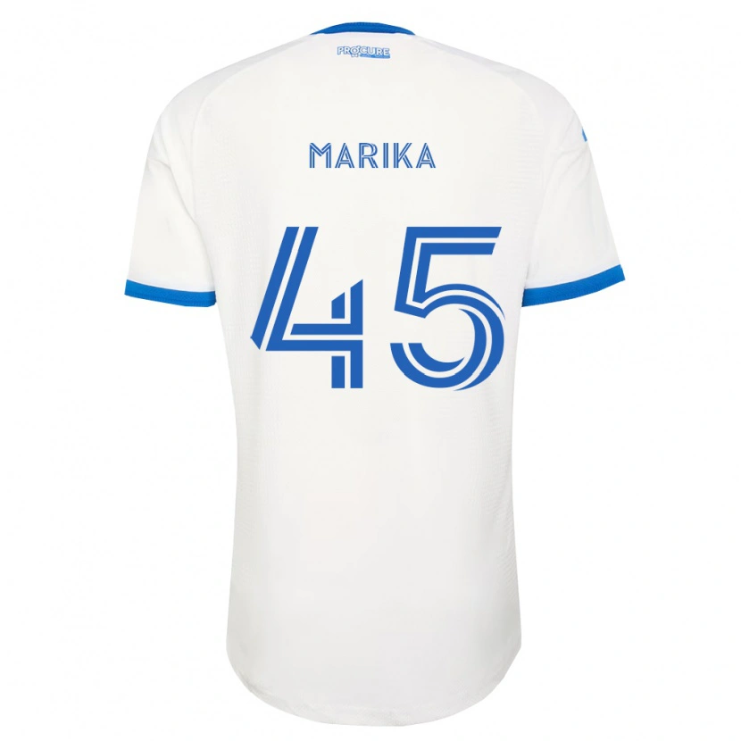 Danxen Børn Cregheur Marika #45 Himmelblå Hvid Udebane Spillertrøjer 2026/27 Trøje T-Shirt