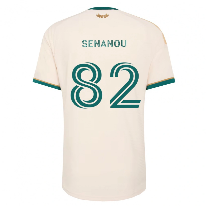 Danxen Børn Matthew Senanou #82 Champagnegul Grøn Udebane Spillertrøjer 2026/27 Trøje T-Shirt