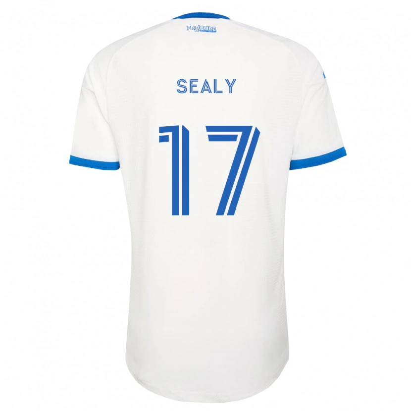 Danxen Børn Dante Sealy #17 Himmelblå Hvid Udebane Spillertrøjer 2026/27 Trøje T-Shirt