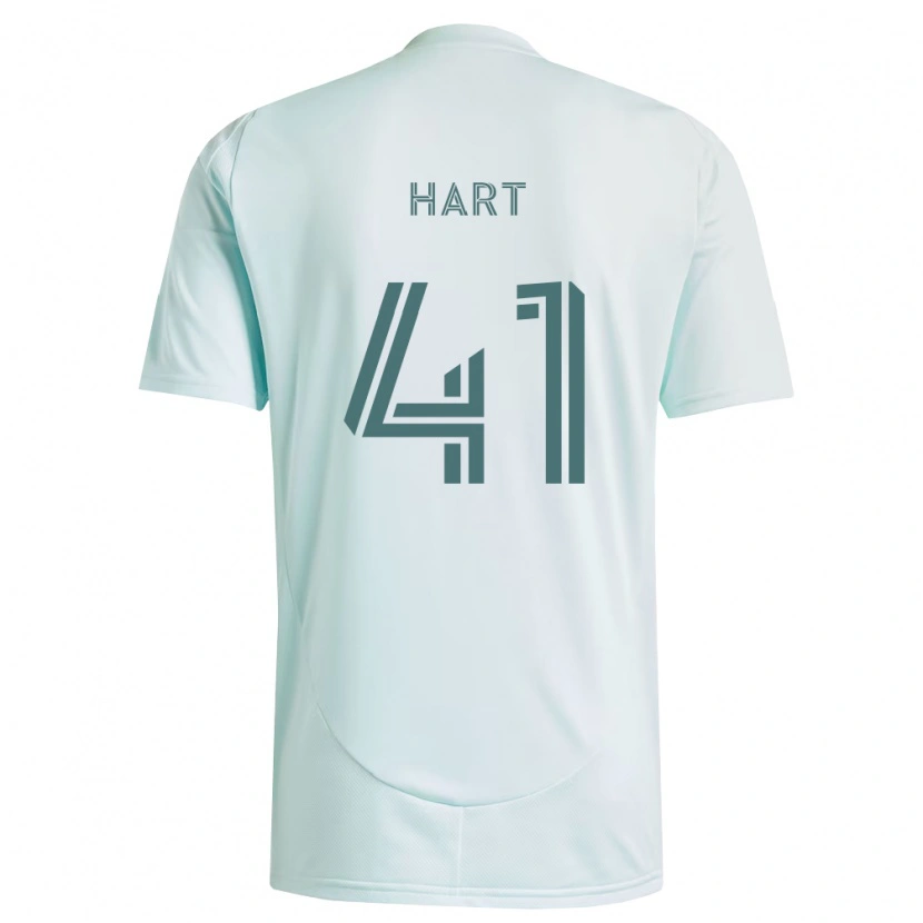 Danxen Børn Victor Hart #41 Hvid Lysegrøn Udebane Spillertrøjer 2026/27 Trøje T-Shirt