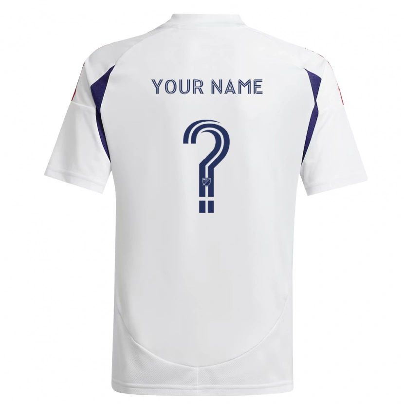 Danxen Børn Dit Navn #0 Kongelig Blå Rød Brun Udebane Spillertrøjer 2026/27 Trøje T-Shirt