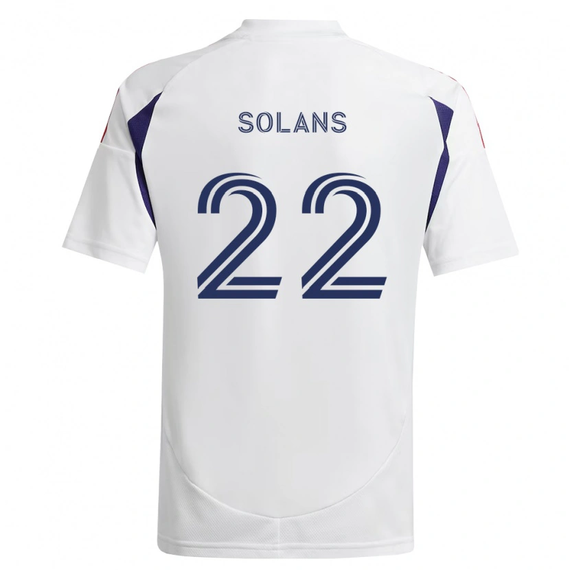 Danxen Børn Sergi Solans #22 Kongelig Blå Rød Brun Udebane Spillertrøjer 2026/27 Trøje T-Shirt