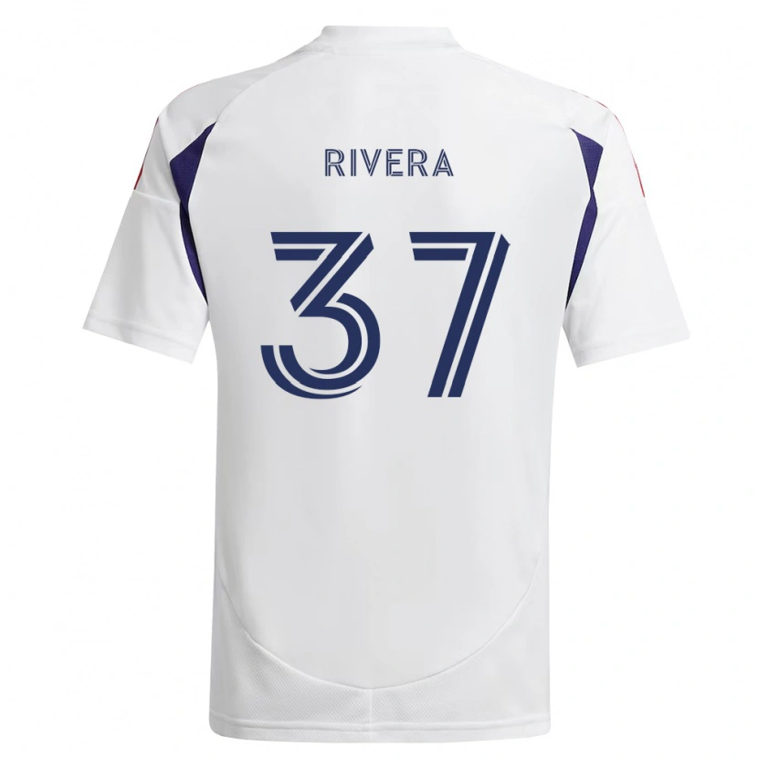 Danxen Børn Luis Rivera #37 Kongelig Blå Rød Brun Udebane Spillertrøjer 2026/27 Trøje T-Shirt