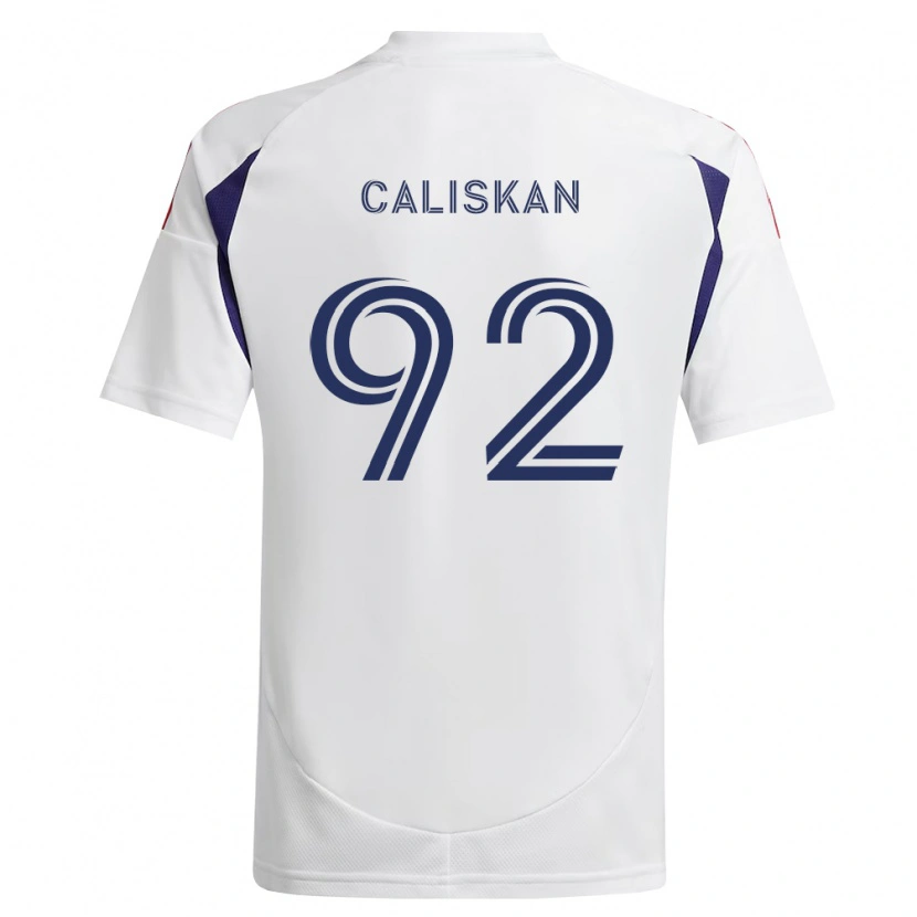 Danxen Børn Noel Caliskan #92 Kongelig Blå Rød Brun Udebane Spillertrøjer 2026/27 Trøje T-Shirt