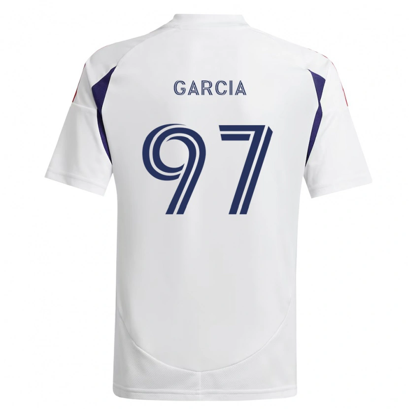 Danxen Børn Gilberto Garcia #97 Kongelig Blå Rød Brun Udebane Spillertrøjer 2026/27 Trøje T-Shirt