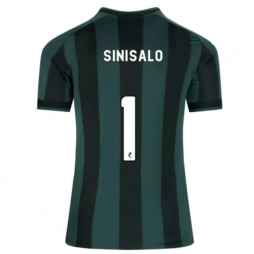 Danxen Børn Viljami Sinisalo #1 Mørk Skifergrå Sort Udebane Spillertrøjer 2026/27 Trøje T-Shirt